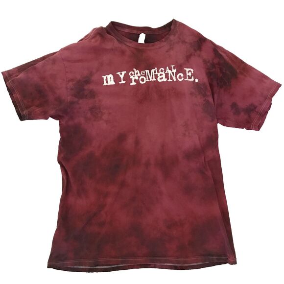 My Chemical Romance Burgundy & Red T-Shirt XL - Picture 1 of 3